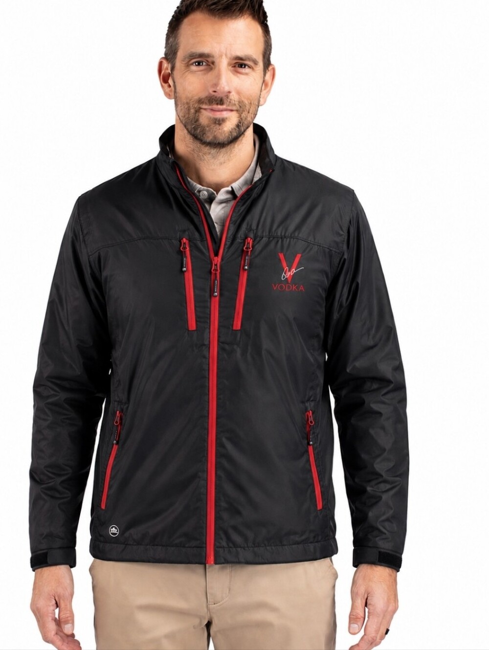 Stormtech Mistral  Windbreaker Jacket V one Vodka Logo Mens Large
